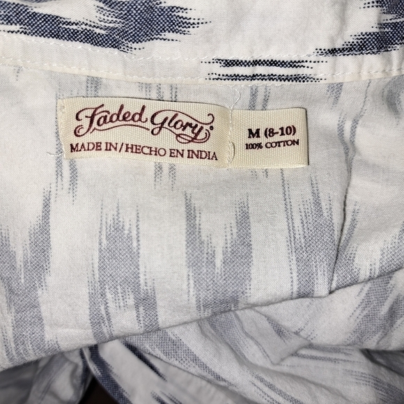 Faded Glory X and O Print tank top size medium - Picture 5 of 5